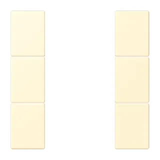 Jung Tastensatz 3fach, F50, Serie LS, blanc LC503TSA201