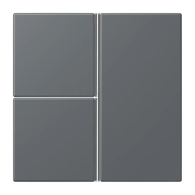 Jung Tastensatz 3fach, F40, Serie LS, gris foncé 31 LC403TSA202