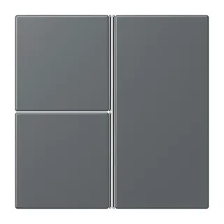 Jung Tastensatz 3fach, F40, Serie LS, gris foncé 31 LC403TSA202