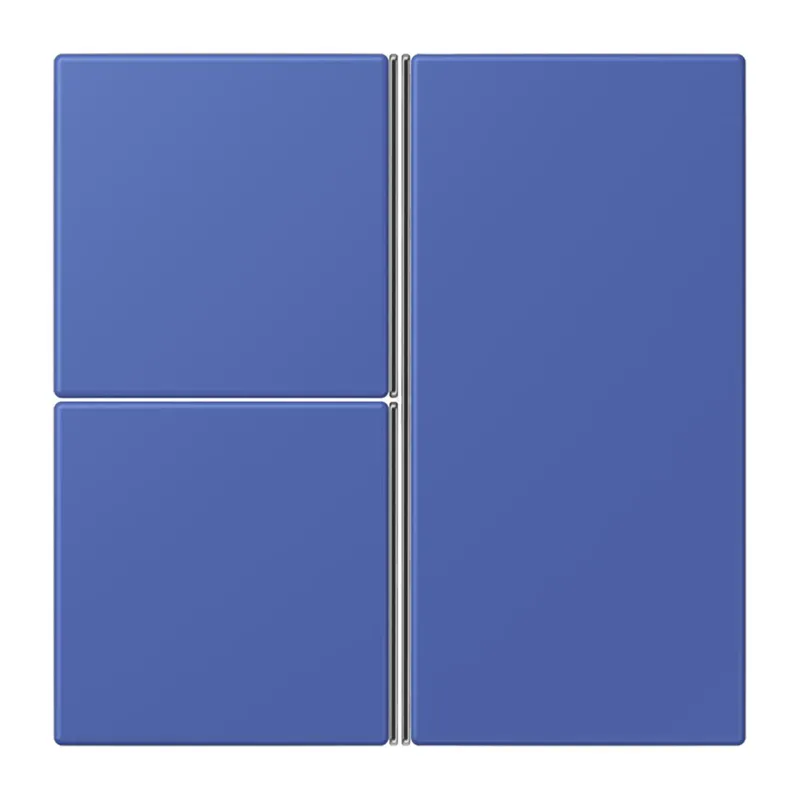 Jung Tastensatz 3fach, F40, Serie LS, bleu outremer 31 LC403TSA206