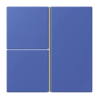 Jung Tastensatz 3fach, F40, Serie LS, bleu outremer 31 LC403TSA206