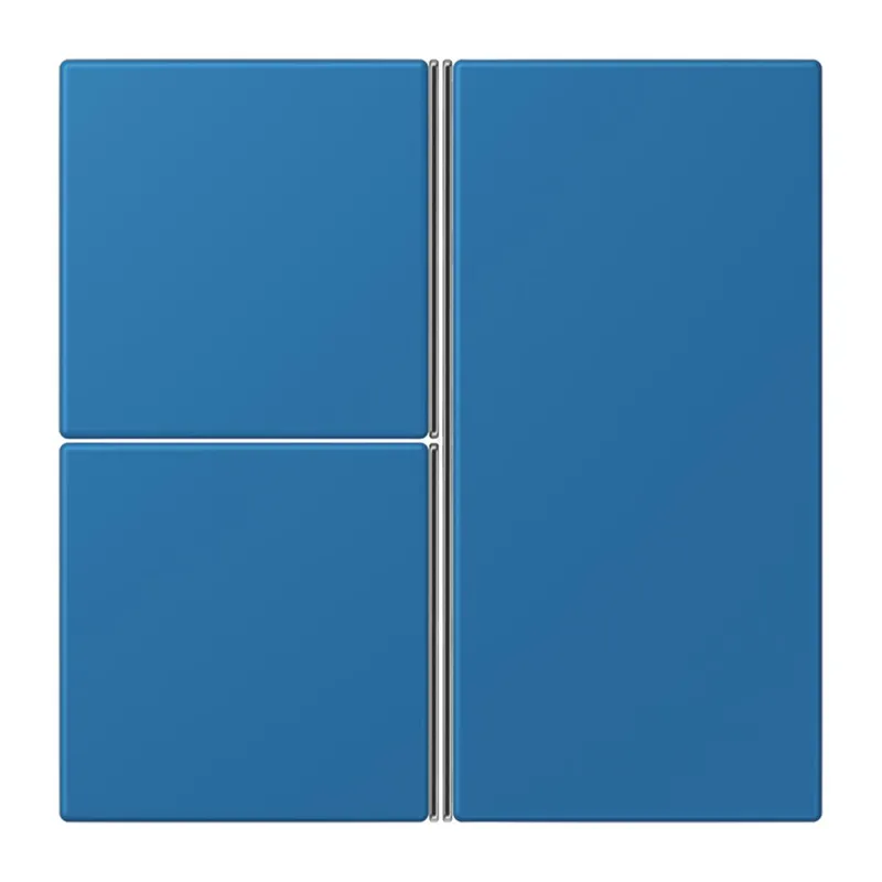 Jung Tastensatz 3fach, F40, Serie LS, bleu céruléen 31 LC403TSA211