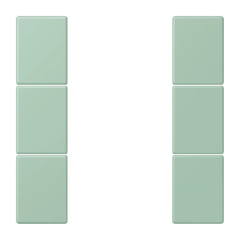 Jung Tastensatz 3fach, F50, Serie LS, vert anglais clair LC503TSA217