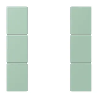 Jung Tastensatz 3fach, F50, Serie LS, vert anglais clair LC503TSA217