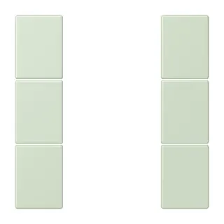 Jung Tastensatz 3fach, F50, Serie LS, vert anglâis pale LC503TSA218