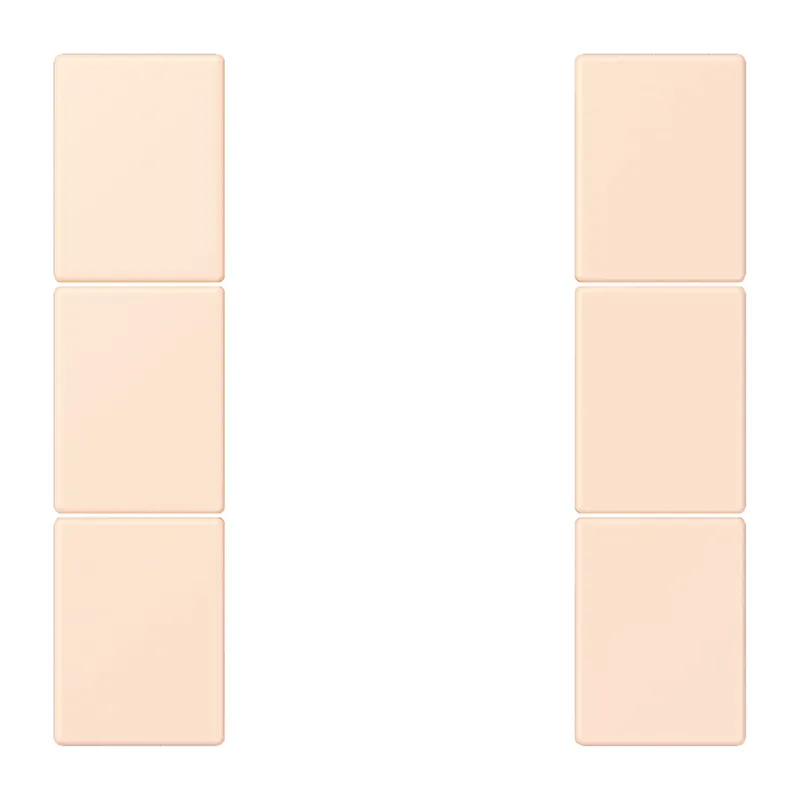 Jung Tastensatz 3fach, F50, Serie LS, orange pâle LC503TSA226