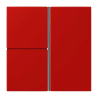 Jung Tastensatz 3fach, F40, Serie LS, rouge vermillon 31 LC403TSA227