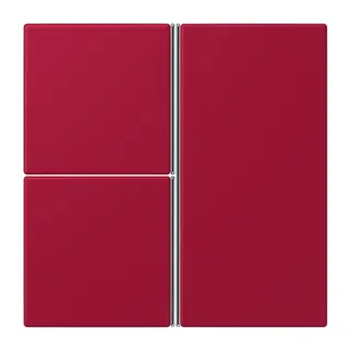 Jung Tastensatz 3fach, F40, Serie LS, rouge carmin LC403TSA229