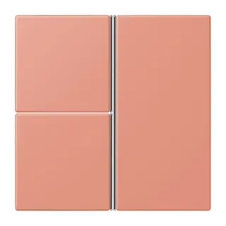 Jung Tastensatz 3fach, F40, Serie LS, l'ocre rouge moyen LC403TSA233