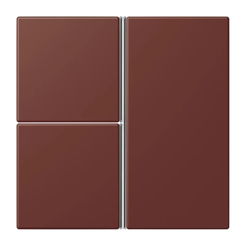 Jung Tastensatz 3fach, F40, Serie LS, terre sienne br?lée 31 LC403TSA235