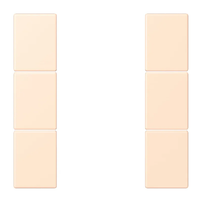 Jung Tastensatz 3fach, F50, Serie LS, terre sienne pâle LC503TSA238