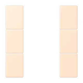 Jung Tastensatz 3fach, F50, Serie LS, terre sienne pâle LC503TSA238