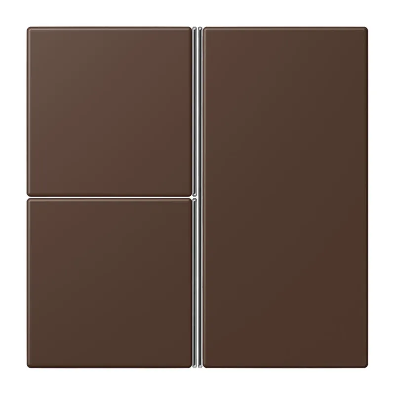Jung Tastensatz 3fach, F40, Serie LS, terre d'ombre br?lée 31 LC403TSA239