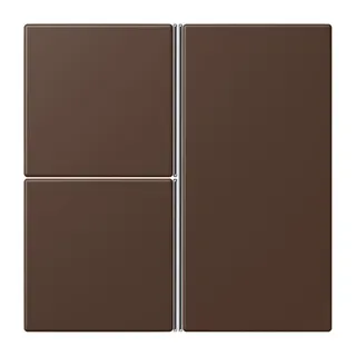 Jung Tastensatz 3fach, F40, Serie LS, terre d'ombre br?lée 31 LC403TSA239