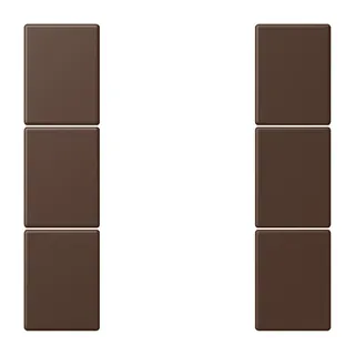 Jung Tastensatz 3fach, F50, Serie LS, terre d'ombre br?lée 31 LC503TSA239