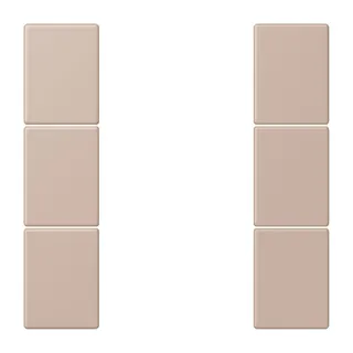 Jung Tastensatz 3fach, F50, Serie LS, ombre br?lée claire LC503TSA240