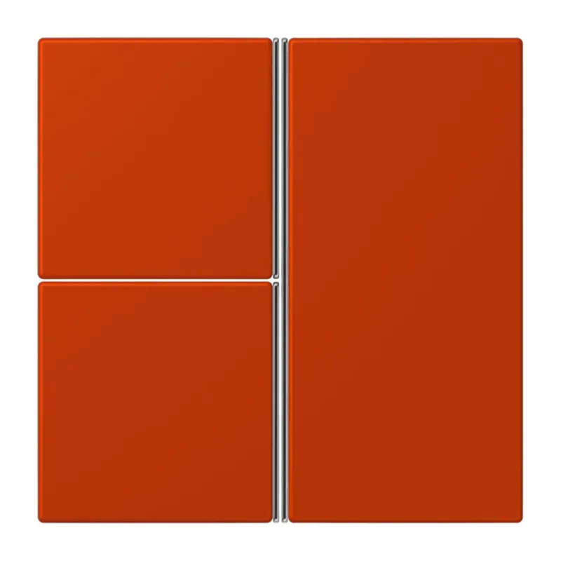 Jung Tastensatz 3fach, F40, Serie LS, rouge vermillon 59 LC403TSA244