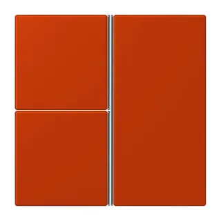 Jung Tastensatz 3fach, F40, Serie LS, rouge vermillon 59 LC403TSA244