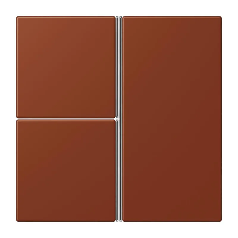 Jung Tastensatz 3fach, F40, Serie LS, terre sienne br?lée 59 LC403TSA247