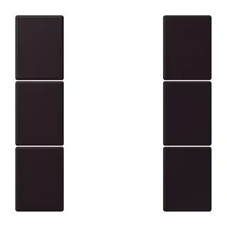 Jung Tastensatz 3fach, F50, Serie LS, noir d'ivoire LC503TSA248