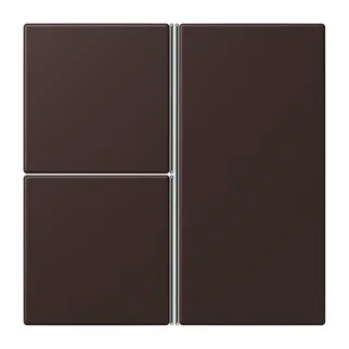 Jung Tastensatz 3fach, F40, Serie LS, terre d?ombre br?lée 59 LC403TSA252