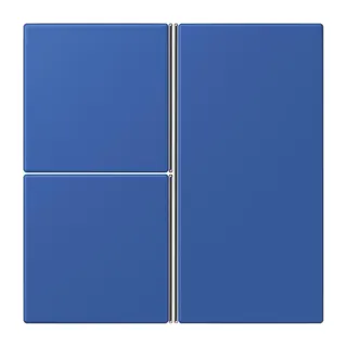 Jung Tastensatz 3fach, F40, Serie LS, bleu outremer 59 LC403TSA253