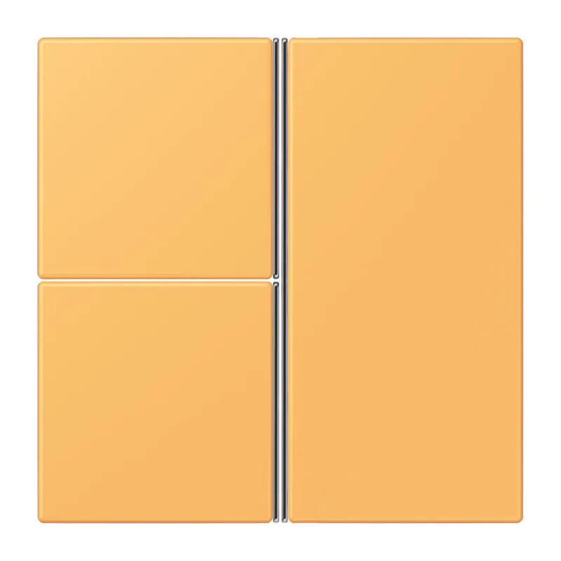 Jung Tastensatz 3fach, F40, Serie LS, ocre jaune clair LC403TSA254