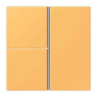 Jung Tastensatz 3fach, F40, Serie LS, ocre jaune clair LC403TSA254
