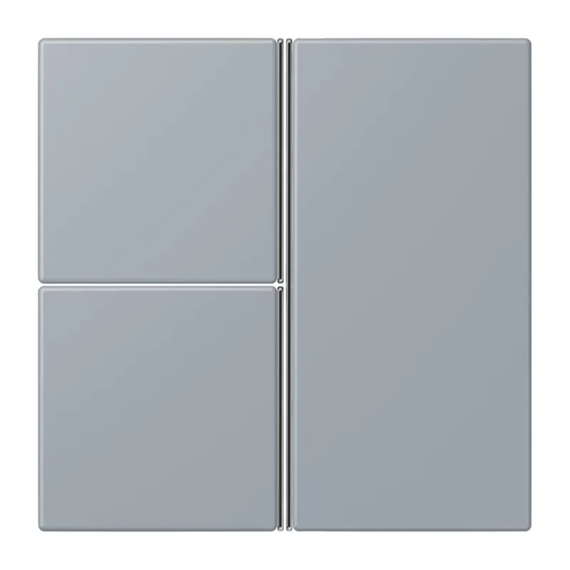 Jung Tastensatz 3fach, F40, Serie LS, gris clair 59 LC403TSA257