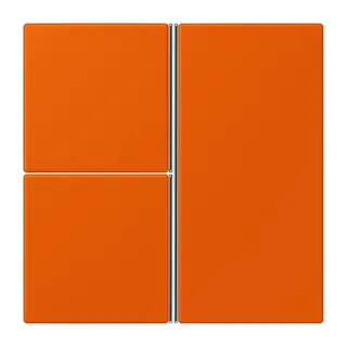 Jung Tastensatz 3fach, F40, Serie LS, orange vif LC403TSA260