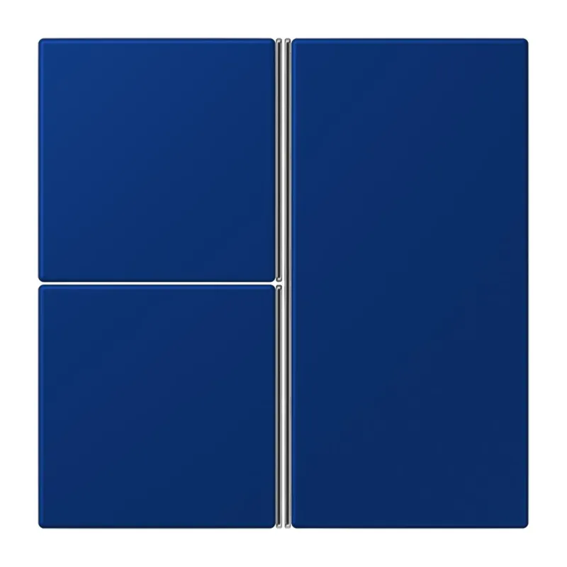 Jung Tastensatz 3fach, F40, Serie LS, bleu outremer foncé LC403TSA261
