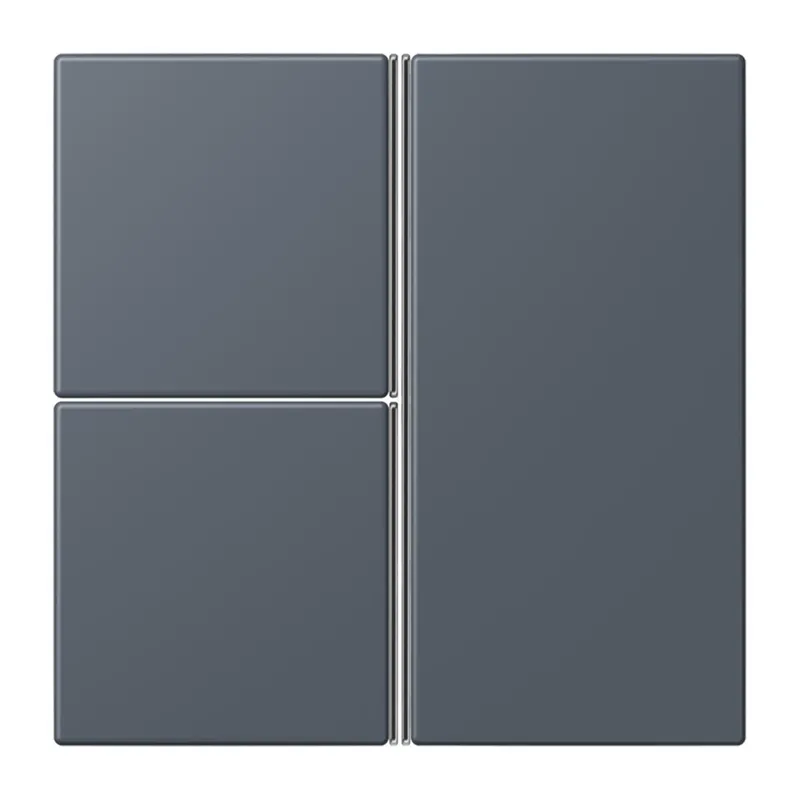 Jung Tastensatz 3fach, F40, Serie LS, gris fonce 59 LC403TSA262