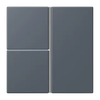 Jung Tastensatz 3fach, F40, Serie LS, gris fonce 59 LC403TSA262