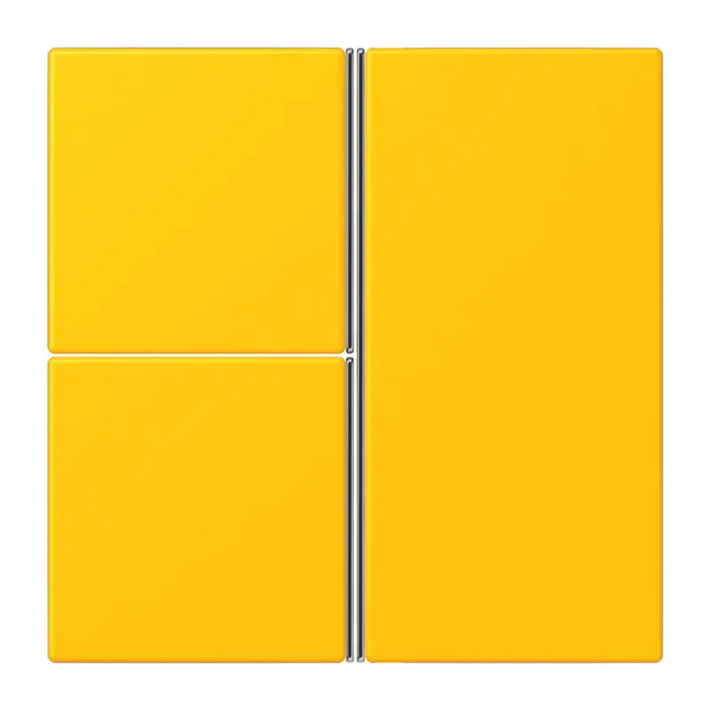 Jung Tastensatz 3fach, F40, Serie LS, le jaune vif LC403TSA263