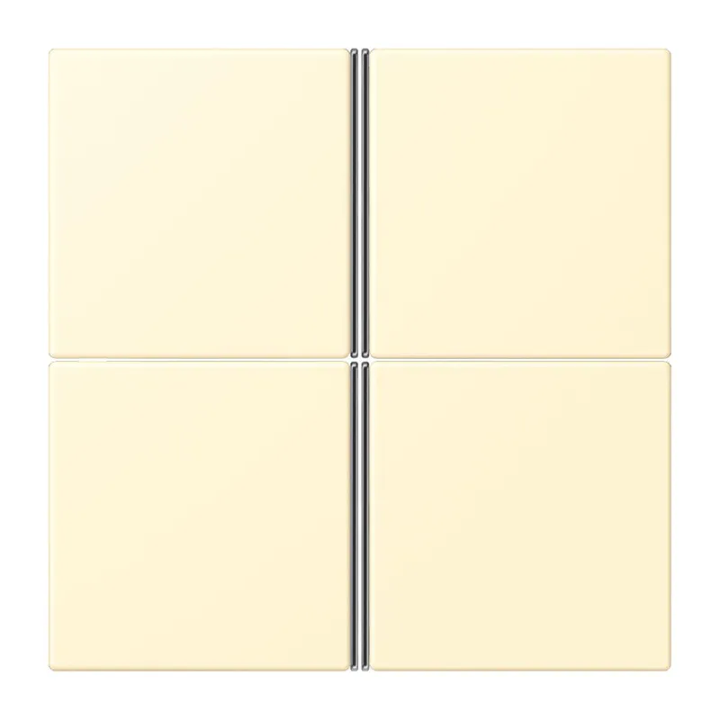 Jung Tastensatz 4fach, F40, Serie LS, blanc LC404TSA201