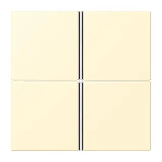 Jung Tastensatz 4fach, F40, Serie LS, blanc LC404TSA201