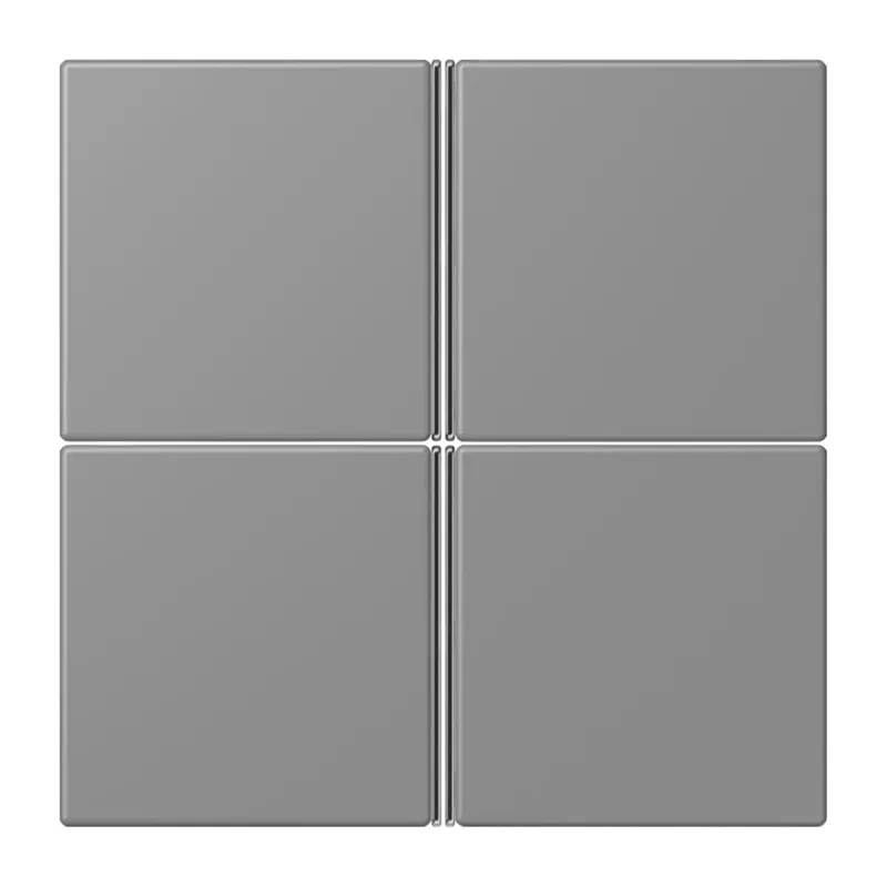 Jung Tastensatz 4fach, F40, Serie LS, gris 31 LC404TSA203
