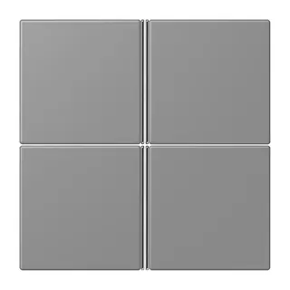 Jung Tastensatz 4fach, F40, Serie LS, gris 31 LC404TSA203
