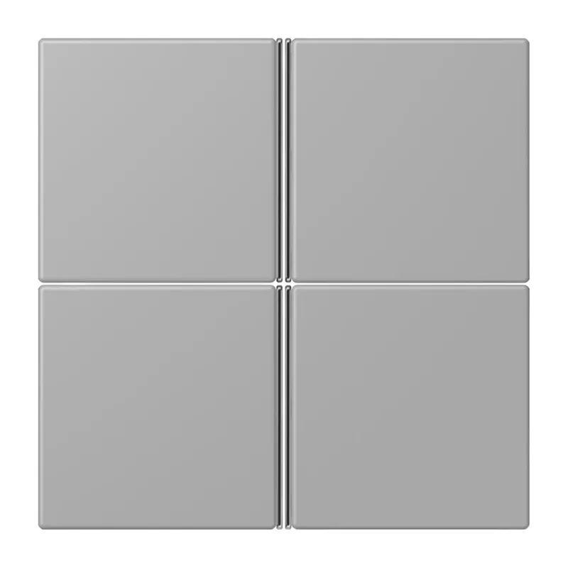 Jung Tastensatz 4fach, F40, Serie LS, gris moyen LC404TSA204