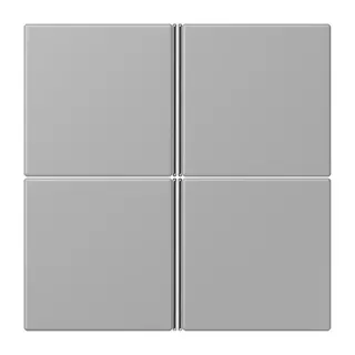 Jung Tastensatz 4fach, F40, Serie LS, gris moyen LC404TSA204