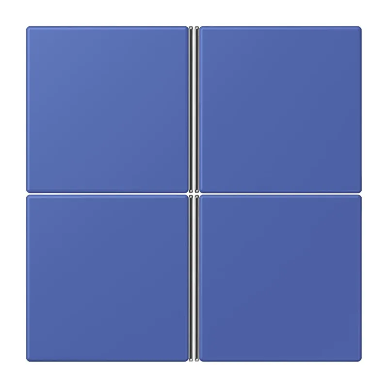 Jung Tastensatz 4fach, F40, Serie LS, bleu outremer 31 LC404TSA206