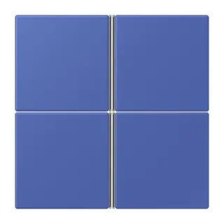 Jung Tastensatz 4fach, F40, Serie LS, bleu outremer 31 LC404TSA206