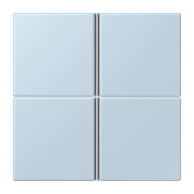 Jung Tastensatz 4fach, F40, Serie LS, outremerclair LC404TSA208