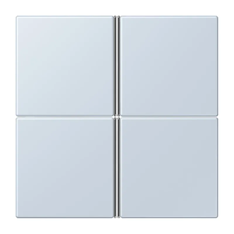 Jung Tastensatz 4fach, F40, Serie LS, outremer pale LC404TSA209