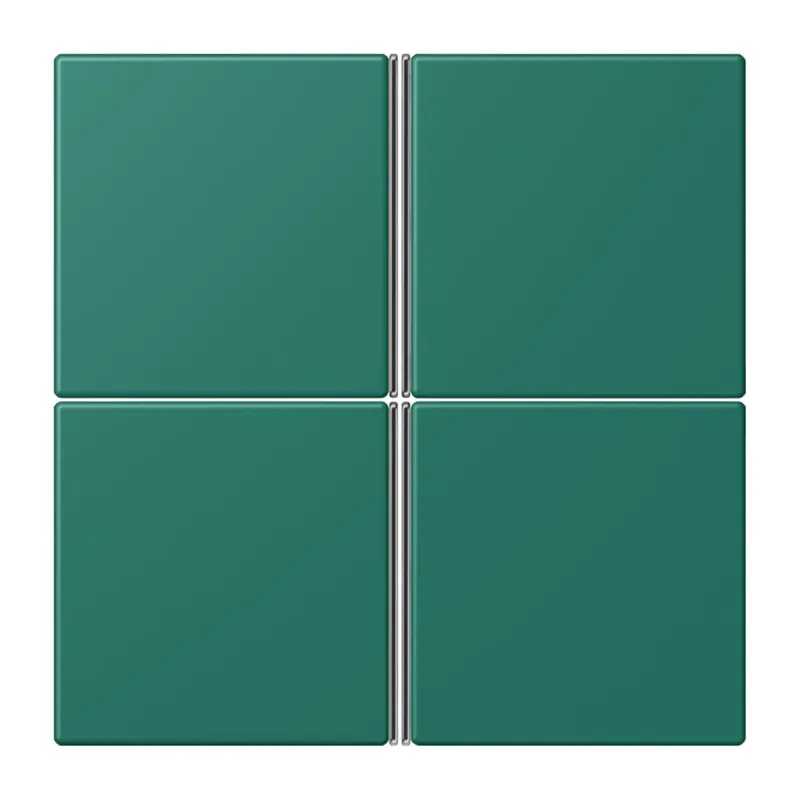 Jung Tastensatz 4fach, F40, Serie LS, vert anglais LC404TSA216
