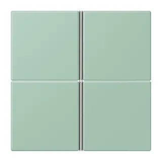 Jung Tastensatz 4fach, F40, Serie LS, vert anglais clair LC404TSA217