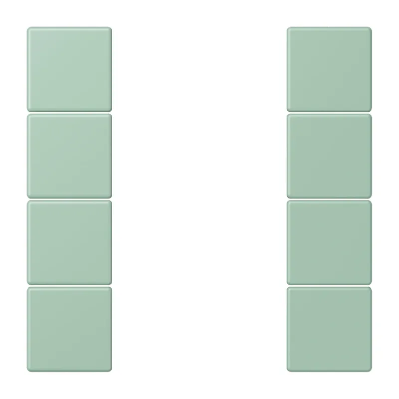 Jung Tastensatz 4fach, F50, Serie LS, vert anglais clair LC504TSA217