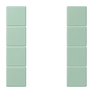 Jung Tastensatz 4fach, F50, Serie LS, vert anglais clair LC504TSA217