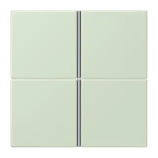 Jung Tastensatz 4fach, F40, Serie LS, vert anglâis pale LC404TSA218