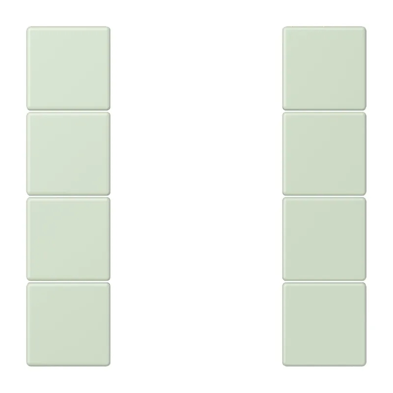 Jung Tastensatz 4fach, F50, Serie LS, vert anglâis pale LC504TSA218